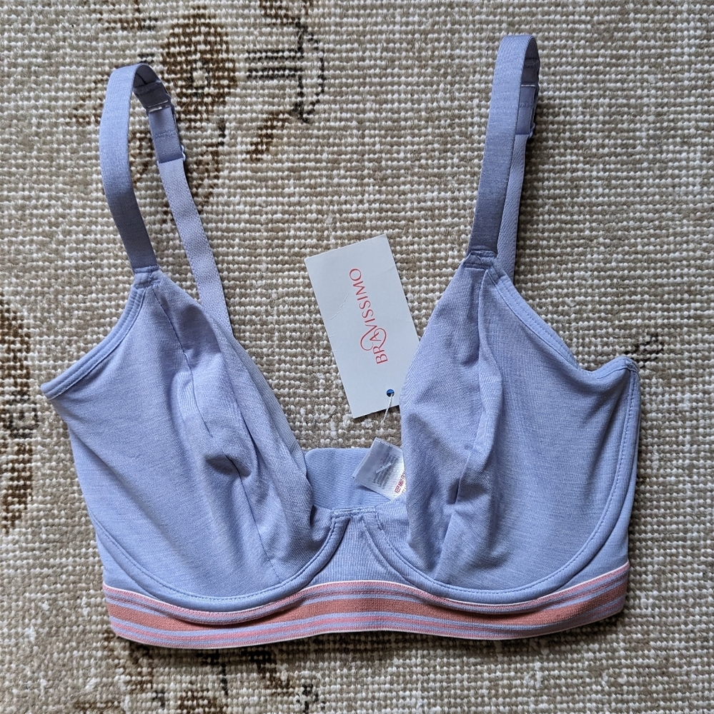 NWT Bravissimo Purple Sports Bra 28FF